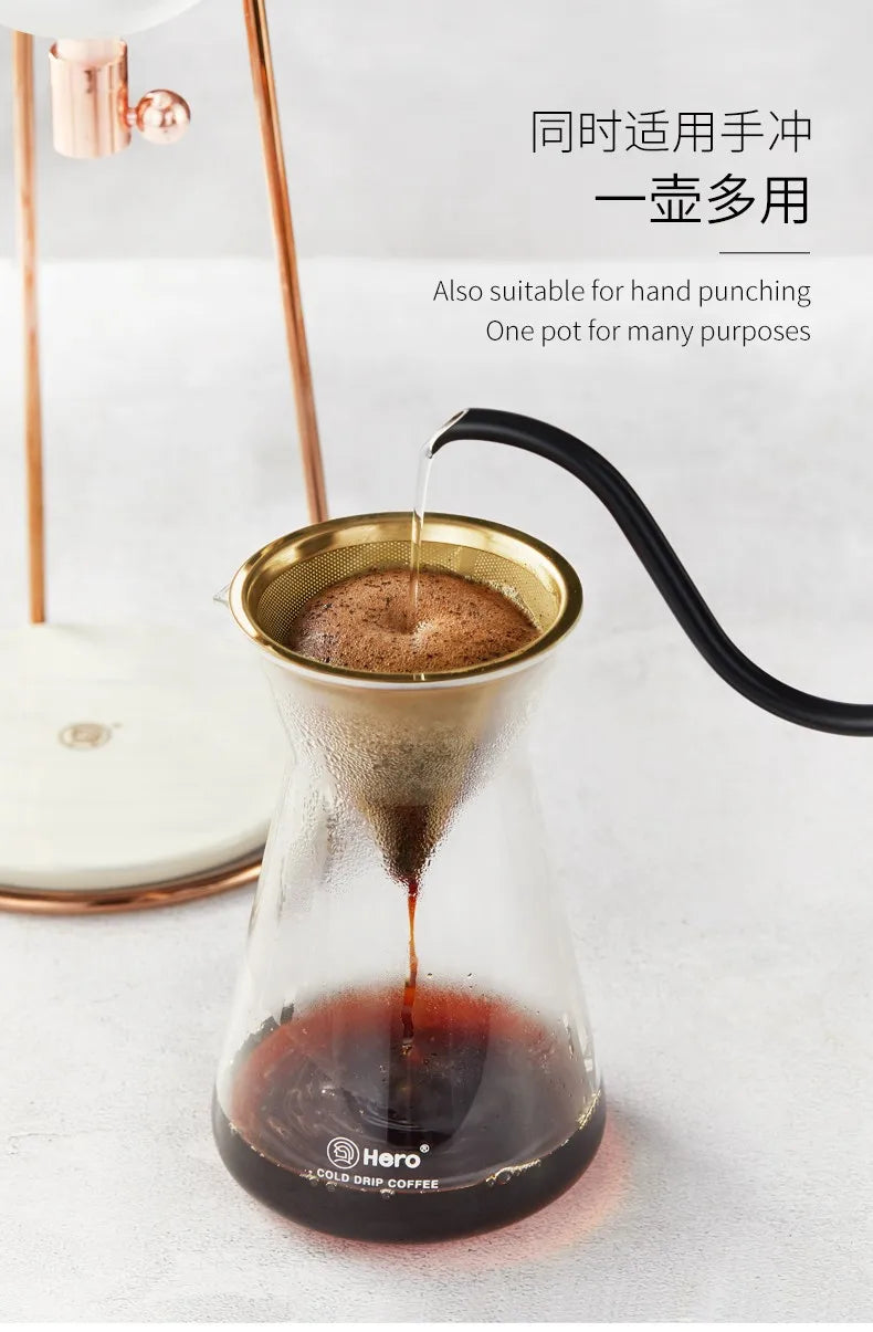 MINI Coffee Maker Ice Brew Cold Brew Pot Drip Pot Drip-Style Home Cold Brew