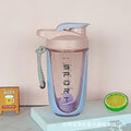 590ML Blender Shaker Bottle with Plastic Whisk Ball BPA Free Plastic Protein Shakes Leakproof for Powder Workout Gym Sport New