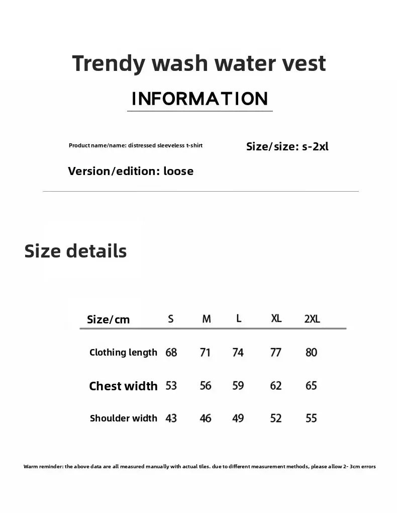 Men's Washed Sleeveless Tank Top 230G Heavyweight 100% Cotton Vintage Oversized Casual Summer Streetwear Shirt Vest