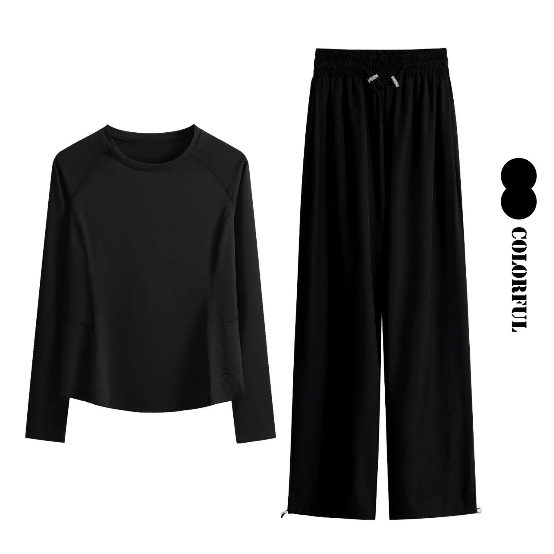 DRUR Women's Tracksuit For Running Yoga With 2 Piece Loose Sweatshirts and High Waist Pants Outfits Sweat Sets Gym Clothes 2026