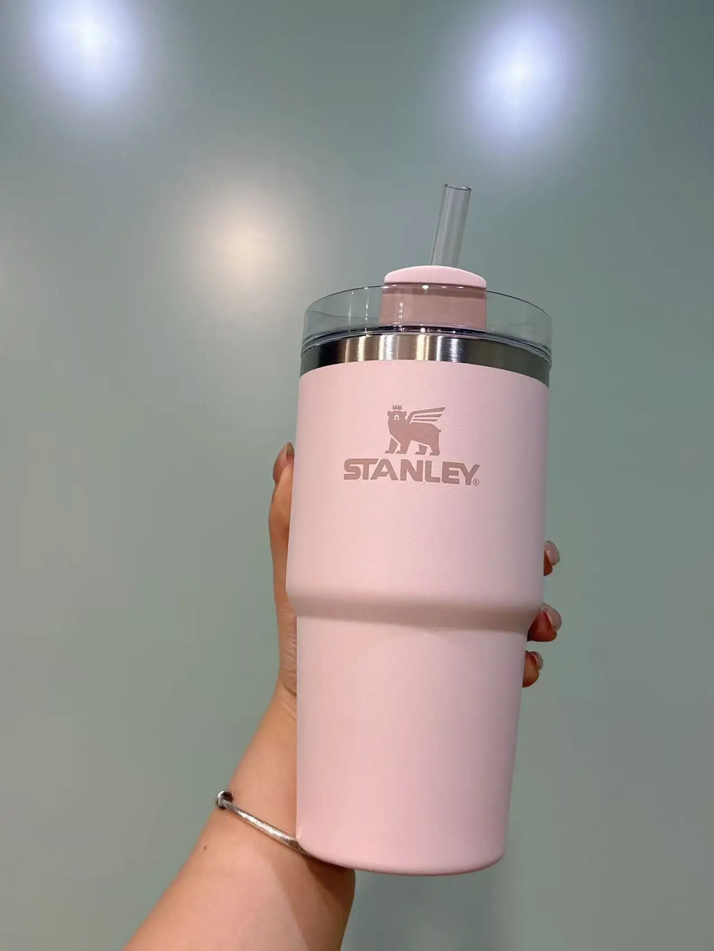 STANLEY ADVENTURE H2.0 20oz Scene Thermal Tumbler Wide Mouth Easy Clean Insulated Water Bottle Lightweight For Mountaineering