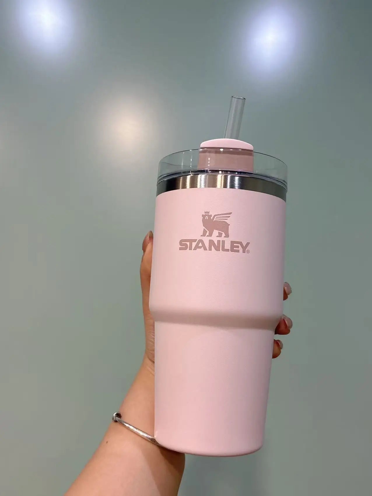 STANLEY ADVENTURE H2.0 20oz Scene Thermal Tumbler Wide Mouth Easy Clean Insulated Water Bottle Lightweight For Mountaineering