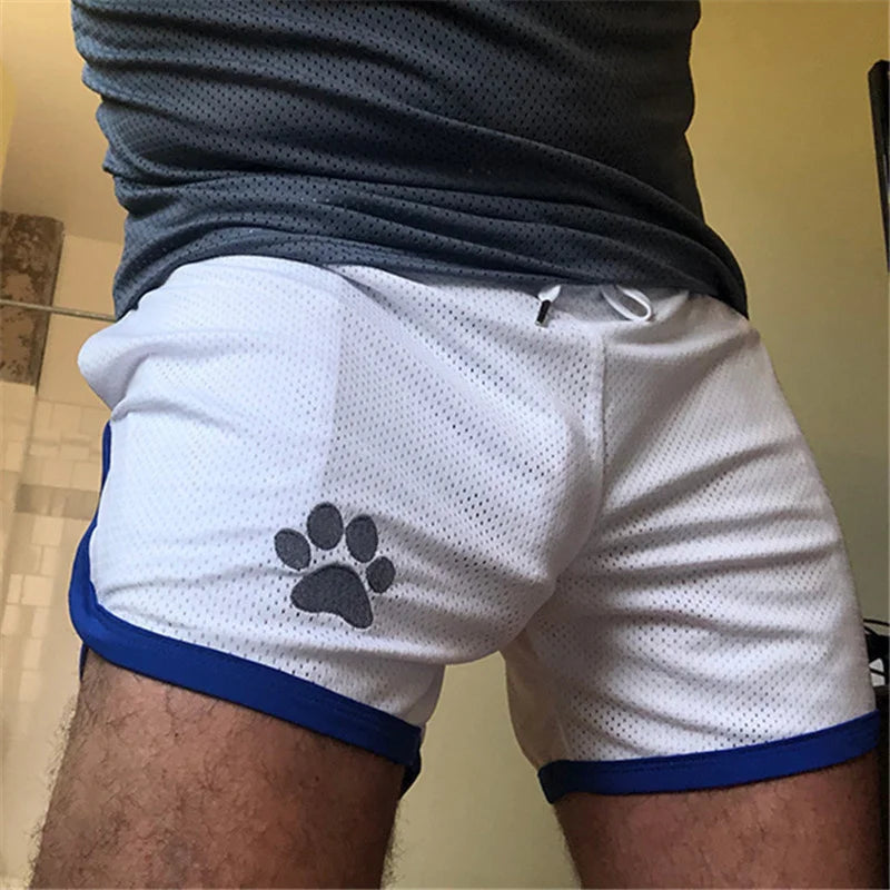 Mens Shorts Jogging Fitness Workout Bodybuilding running sports shorts Male Breathable ultra-short Mesh Shorts men Sweatpants
