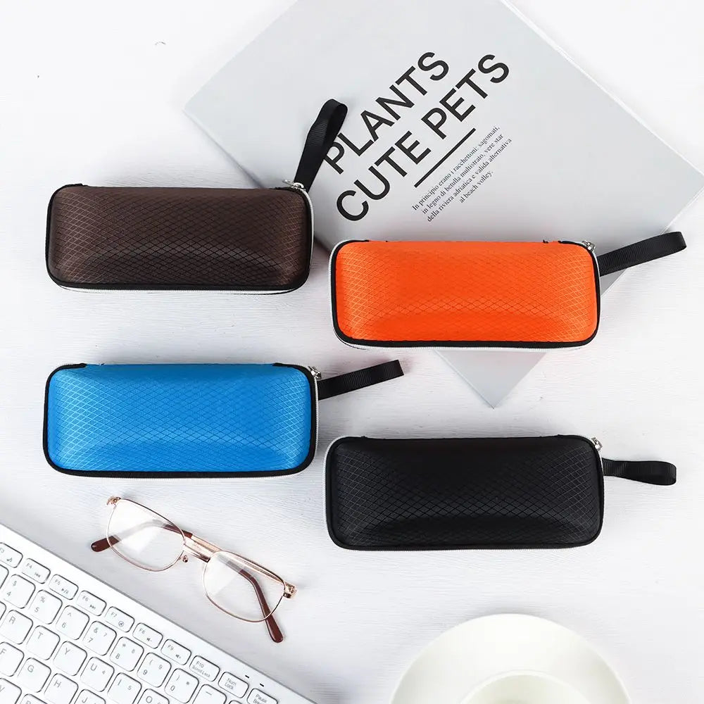 Unisex Portable Zipper Glasses Box Eyeglasses Case Eyeglasses Accessories Glasses Holder