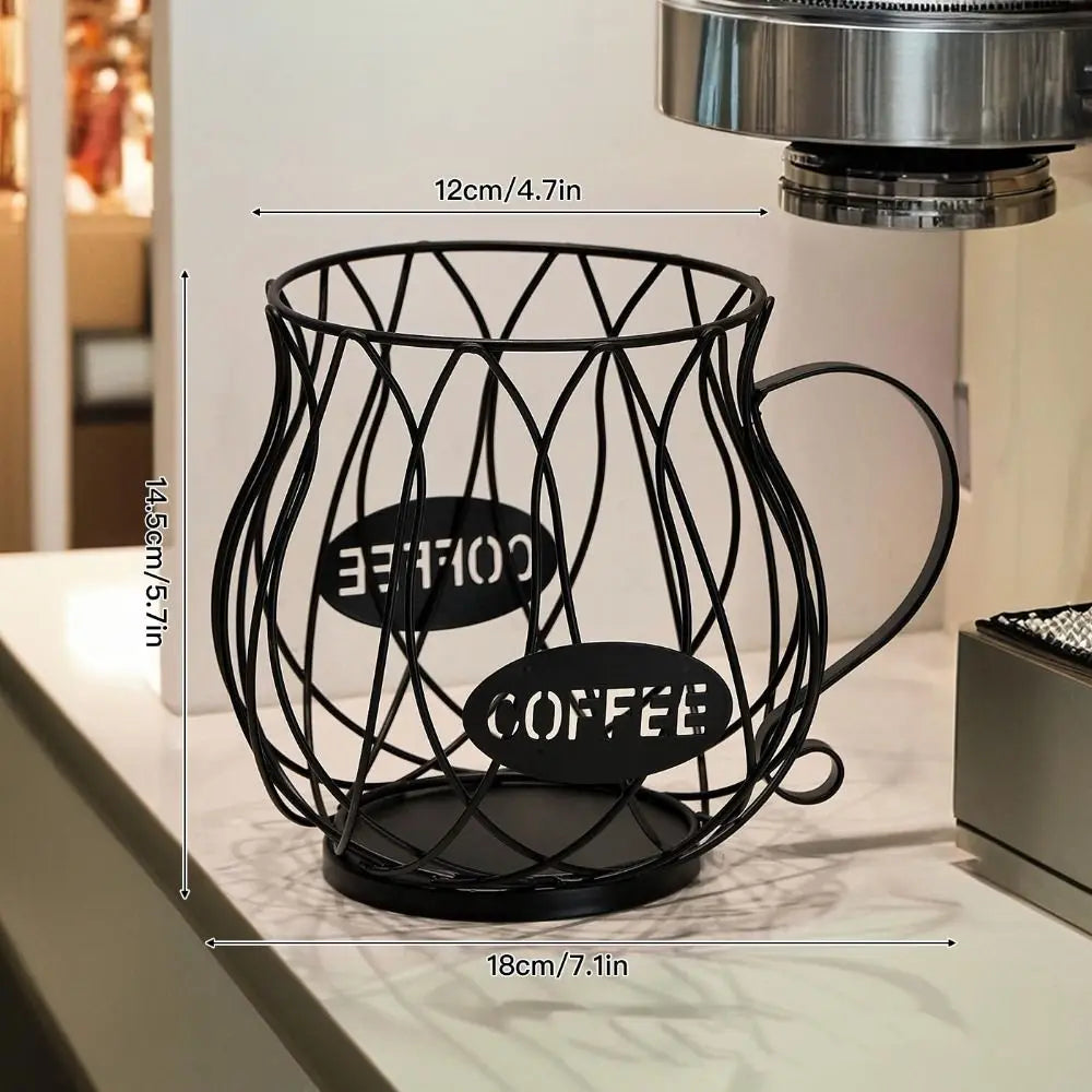 High Quality Large Capacity Coffee Pod Holder Coffee Pod Storage Cup Coffee Capsule Holder Home Decoration Irregular Shape