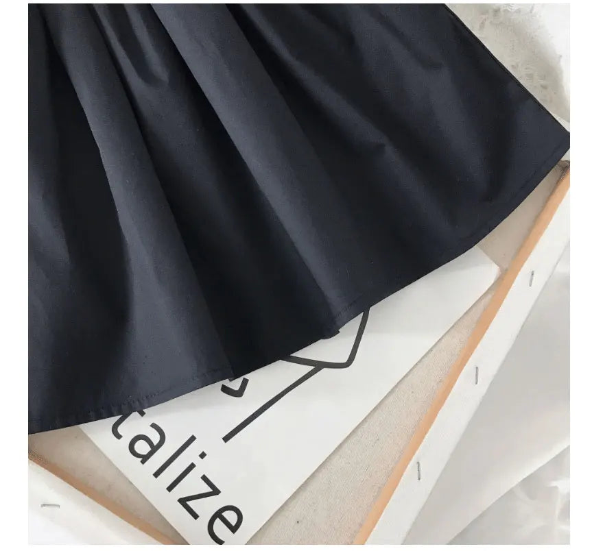 2024 Summer Girls Elegant Goth Dresss Black Sleeveless Tutu Dress Backless Off Shoulder Party Kid Dresses 2 3 4 5 6 8 Years Old