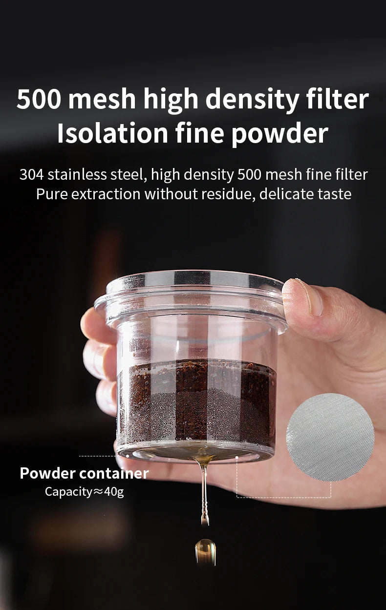 Bincoo Cold Brew Extraction Pot Double-layer Glass Ice Drip Pot Drip Coffee Maker Extraction Ice Sharing Cup 450ML