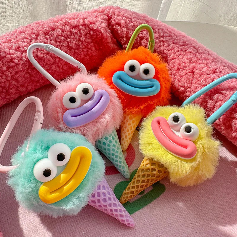 Unisex Bag Pendant Cartoon Cute Funny Kawaii Trendy Fashionable Verstaile Bag Accessories Multifunctional High-quality Keychain