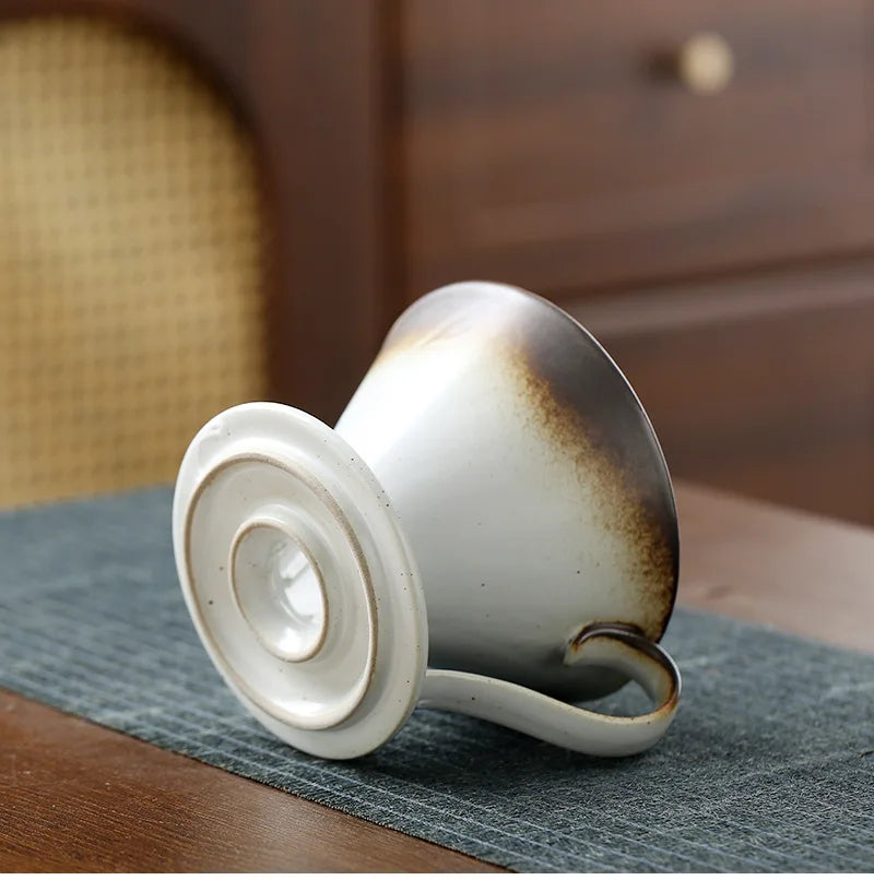 Ceramic V60 Coffee Dripper Funnel Large Capacity Sharing Pot Hand Pour Tool
