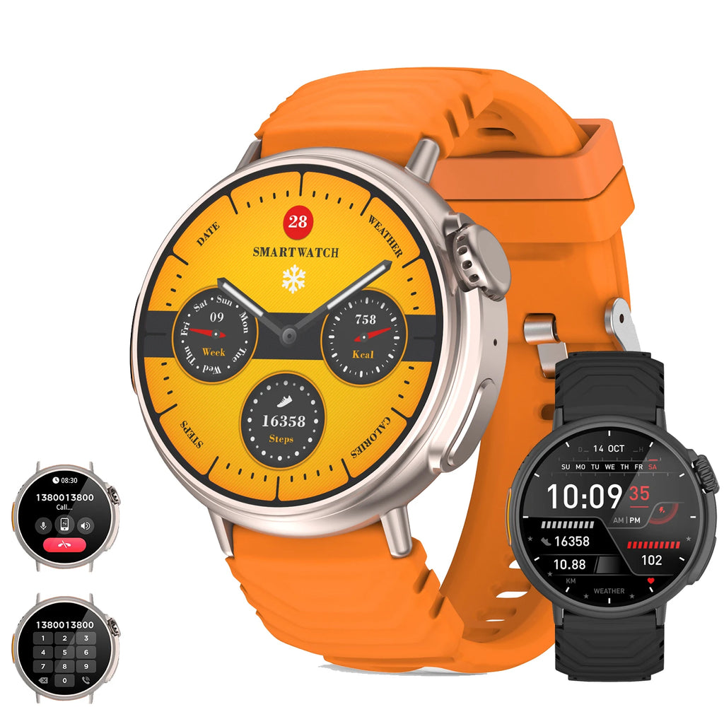 1.52'' HD Display Smart Watch Ultra With Sport Fitness Tracker with Health Tracking,Waterproof,120+ Sport modes for Women men