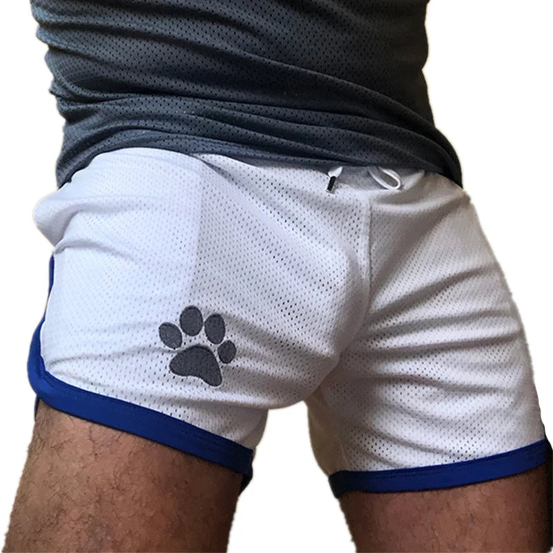 Mens Shorts Jogging Fitness Workout Bodybuilding running sports shorts Male Breathable ultra-short Mesh Shorts men Sweatpants