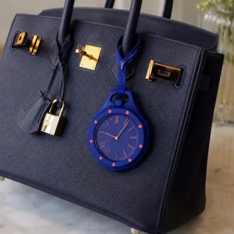 CILOA Octagonal Pocket Watch Necklace Multiple Color Options Leather Lanyard Casual Hanging Watch