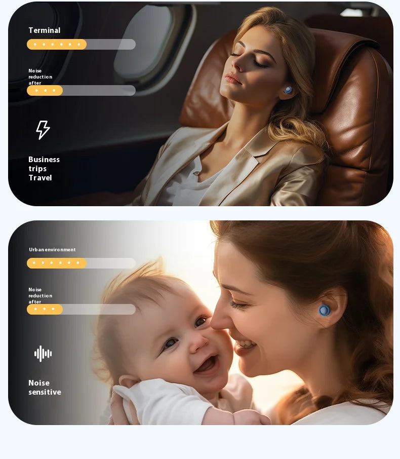 EASYBUDS Sound Insulation And Noise Prevention Earplugs Noise Reduction Sleep Products Deep Sleep Earplugs Silent Earplugs