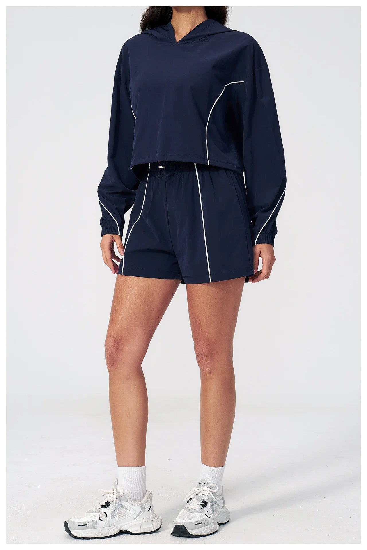 Yoga Set For Women Tracksuit Summer Sun Protection Set Yoga Long Sleeved Running Set Outdoor Sportswear For Women Athletic Wear